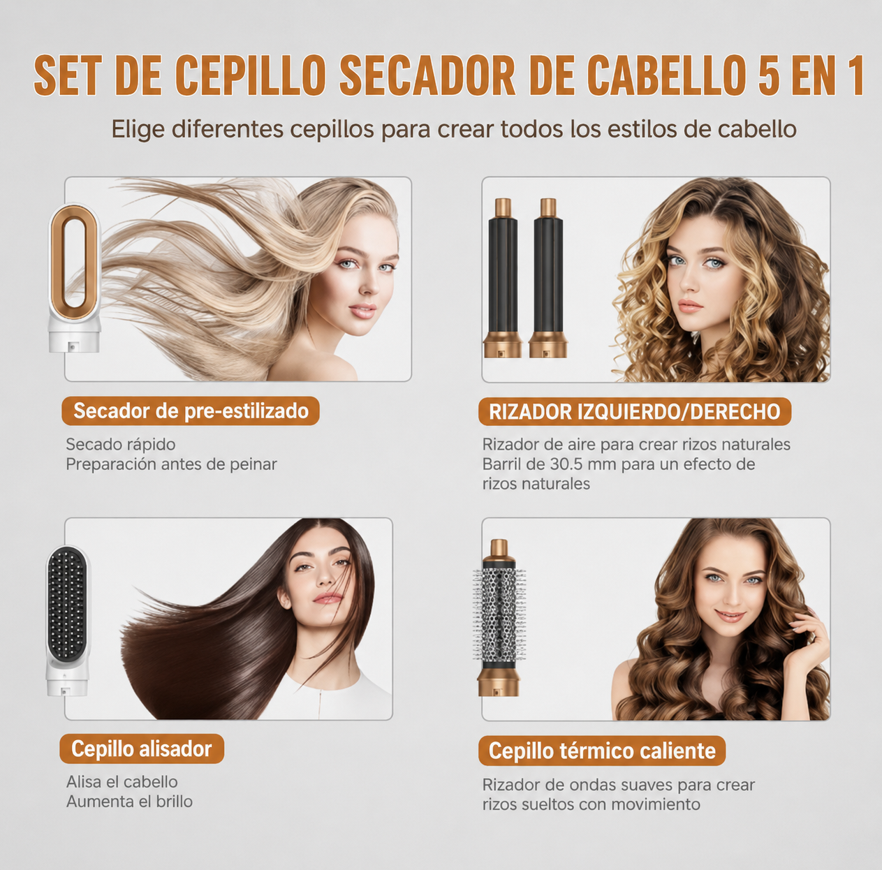 Hair dryer brush