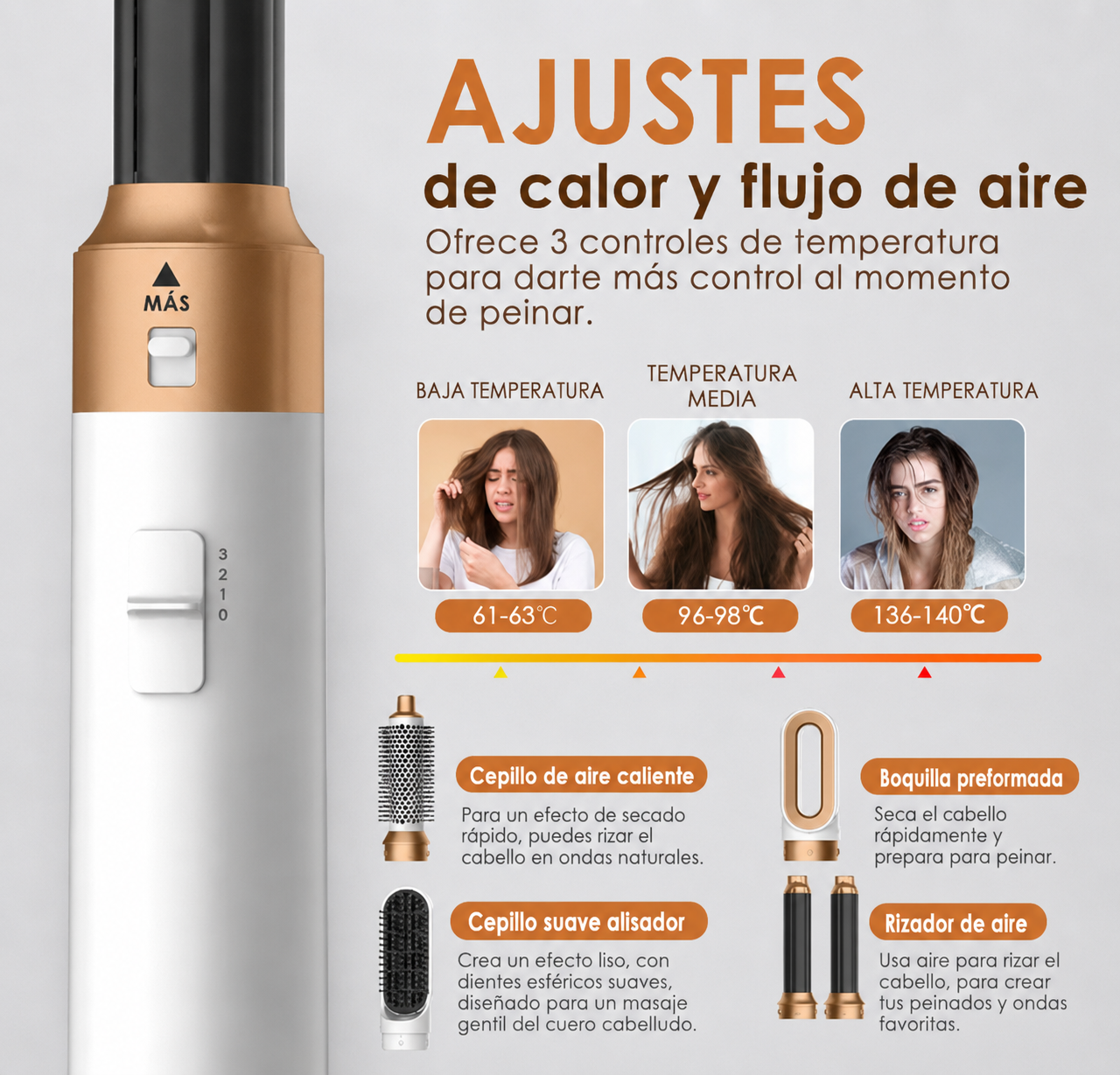 Hair dryer brush