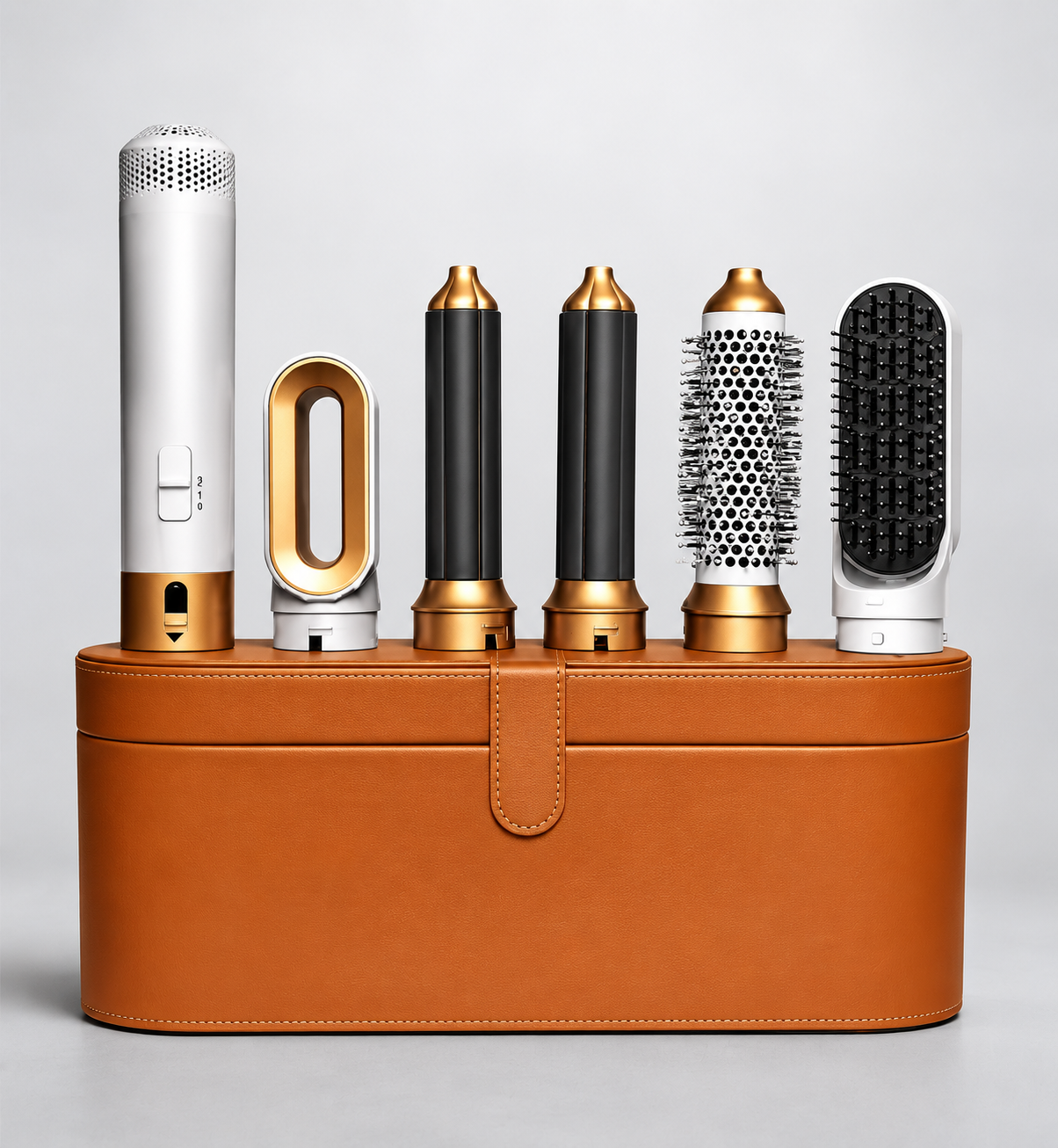 Hair dryer brush